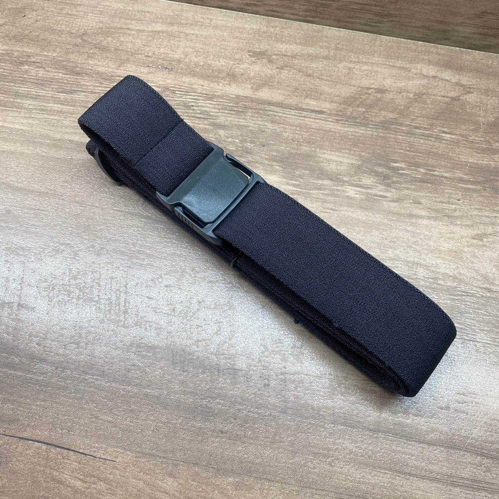 Simms Mens Wading Belt OS Black Neoprene Elastic Fishing Gear 1.5 Inch Buckle - Picture 2 of 7